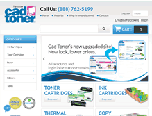 Tablet Screenshot of cadtoner.net